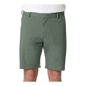 Swet Tailor Men’s Everyday Chino Shorts Sz 36 Green 8in Inseam Cotton Stretch